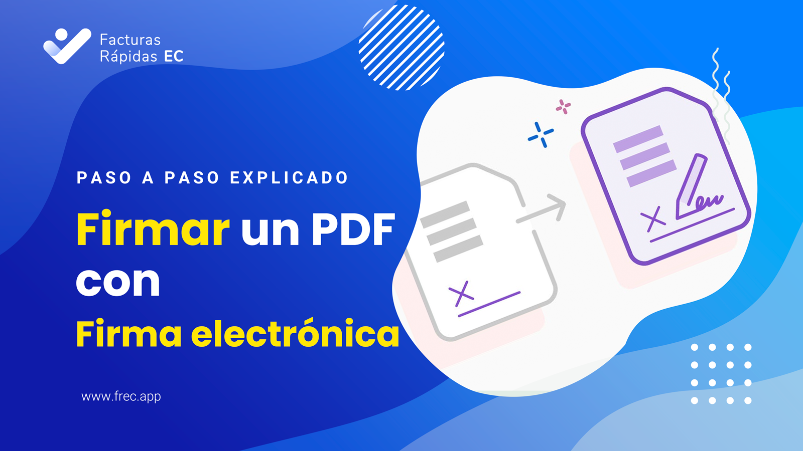 como firmar un pdf en frec