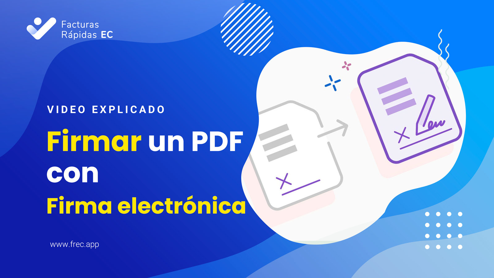 como firmar un pdf en frec